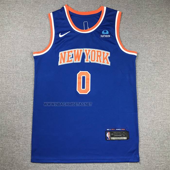 Camiseta New York Knicks Donte Divincenzo NO 0 Icon Azul
